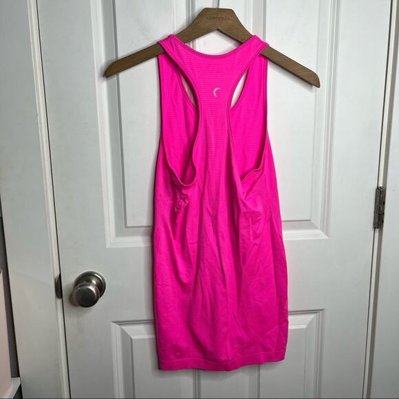 ZYIA Active Bright Pink Seamless Racerback Tank Top Size Small - Picture 6 of 6